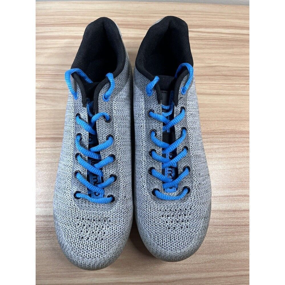 Tommaso Pista Aria Knit Womens Size 8 Shoes Cycling Gray Blue Sneakers - Picture 6 of 8